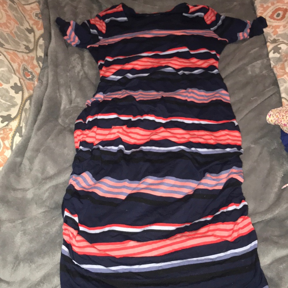 A pea in a pod striped dress